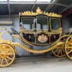 King Charles' new carriage revealed as gold-covered creation prepared for Sydney tour