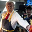 US-Wahl: Trump macht mit McDonald's-Auftritt Stimmung gegen Harris