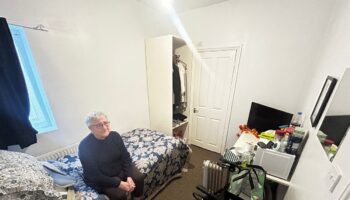 Disabled pensioner forced to wash in sink of tiny hotel room after being kicked out of her flat