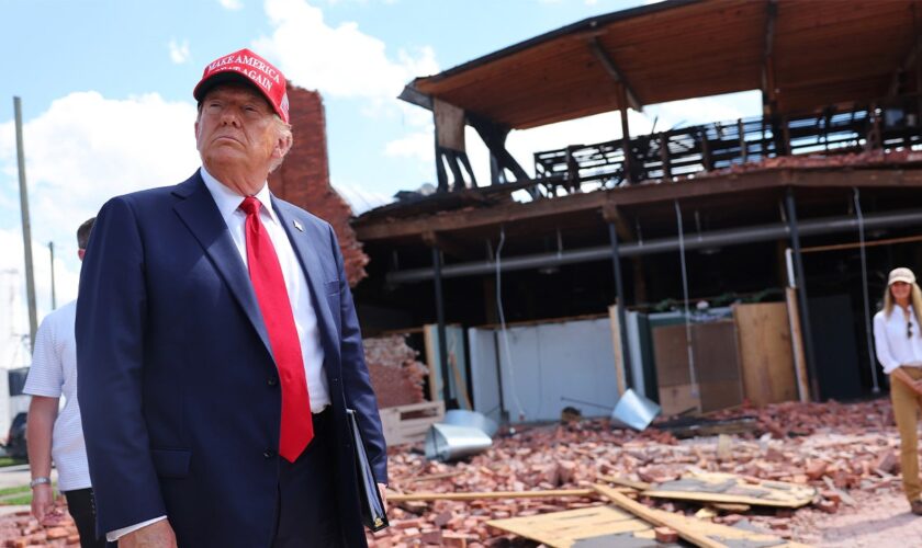 Trump plans to tour the devastation left by Hurricane Helene in latest battleground state stop