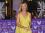 Pride Of Britain Awards 2024: Cat Deeley wows in a plunging yellow gown as she joins busty Helen Flanagan, Oti Mabuse and Vogue Williams on the red carpet at London's Grosvenor House Hotel