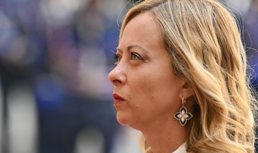 La Première ministre italienne Giorgia Meloni le 25 juillet 2024 à Rome