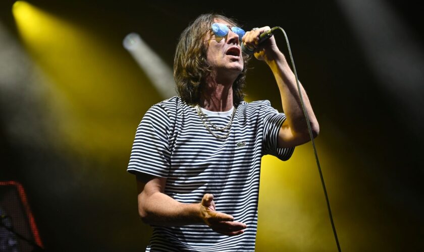 Richard Ashcroft performing earlier this year. Pic: AP