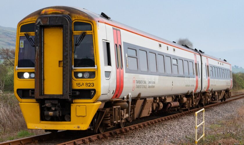 The incident involved the 6.31pm service from Shrewsbury to Aberystwyth and the 7.09pm service from Machynlleth to Shrewsbury. File pic: iStock