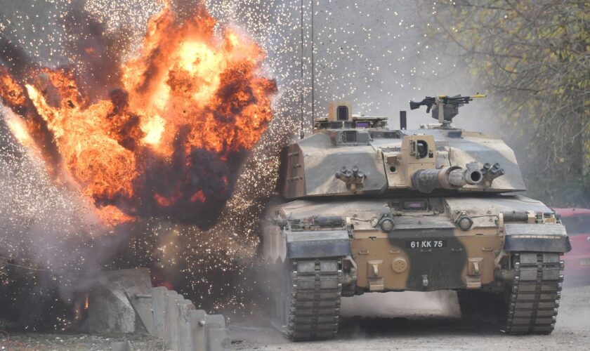 Ben Wallace has denied rumours Britain is scrapping the Challenger 2 tank