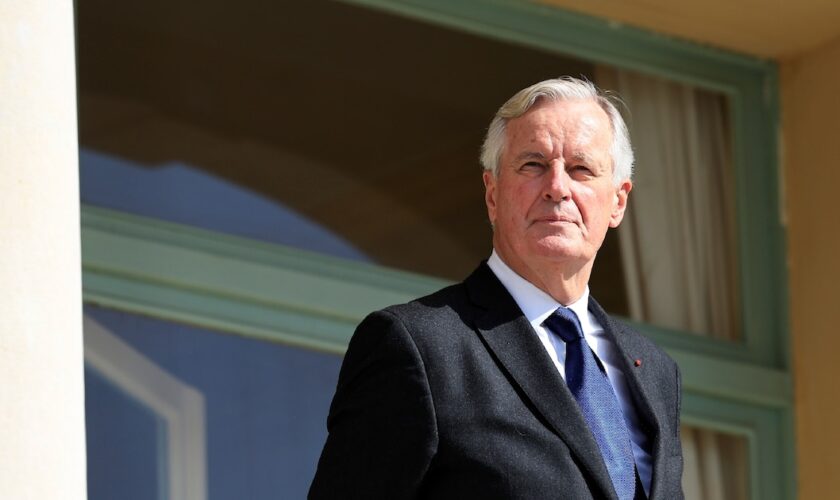 Le Premier ministre Michel Barnier à Menton, le 18 octobre 2024