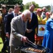 King Charles' agitated comment as he stumbles over speech after manning Aussie BBQ