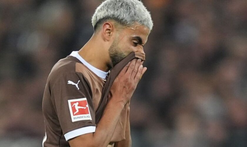 St.-Pauli-Profi Elias Saad wurde am Sprunggelenk operiert. Foto: Marcus Brandt/dpa