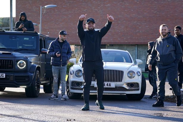 Thug celebrates early prison release in front of Bentley motor before going to McDonald's