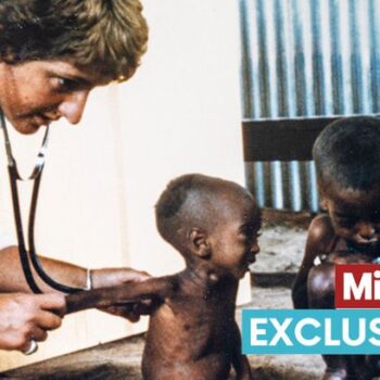 Nurse forced to 'play God' and choose which children live or die in Ethiopia famine looks at photos