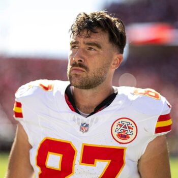 Travis Kelce mentions Super Bowl rematch hopes to George Kittle after Chiefs defeat 49ers: 'Let's do it again'