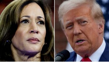 Harris prepared to challenge Trump if he prematurely declares victory, as he calls her 'lazy' - with two weeks to go