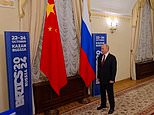 Putin is humiliated at his own summit as President Xi keeps him waiting awkwardly in front of the cameras - the latest world leader to do it 