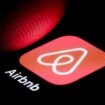 The Airbnb app is displayed on a smartphone. Berlin, October 6th, 2023. Photo by: Thomas Trutschel/picture-alliance/dpa/AP Images