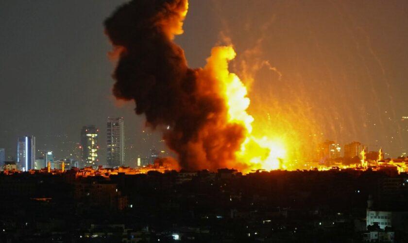 Bombardement sur la banlieue sud de Beyrouth, le 23 octobre 2024