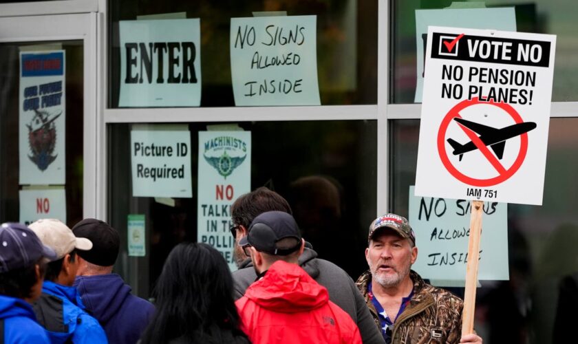 Boeing strike to continue as workers reject latest contract proposal