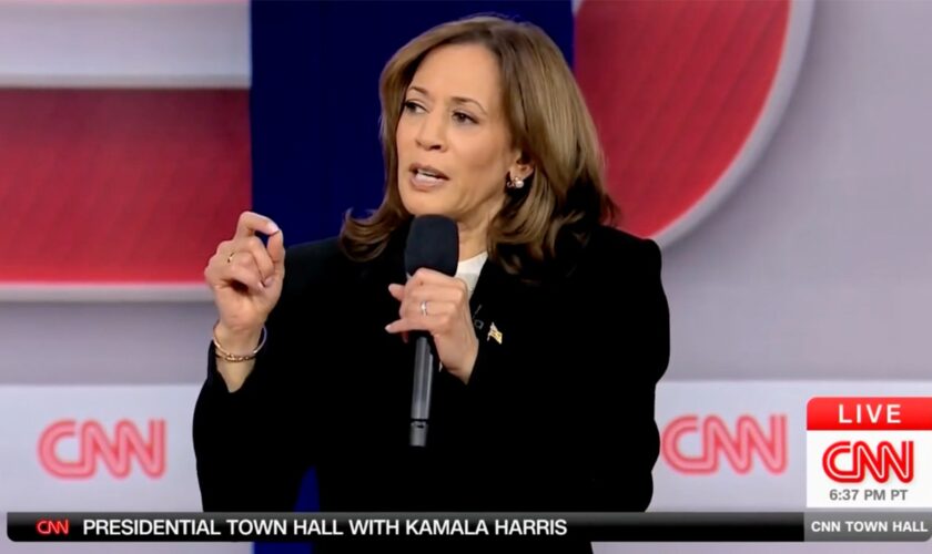 Harris dodges whether she's more 'pro-Israel' than Trump at CNN town hall, instead invokes Putin, Jan. 6