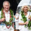 Ganz in Weiß: Charles und Camilla im Pazifikstaat Samoa