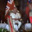 Charles and Camilla welcomed to Samoa with traditional tea ceremony