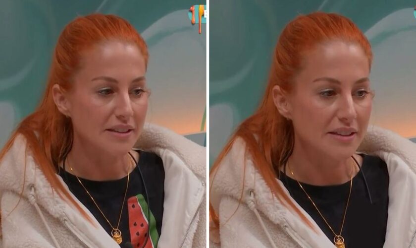 The contestant before and after the episode was edited. Pics: Big Brother/ITV