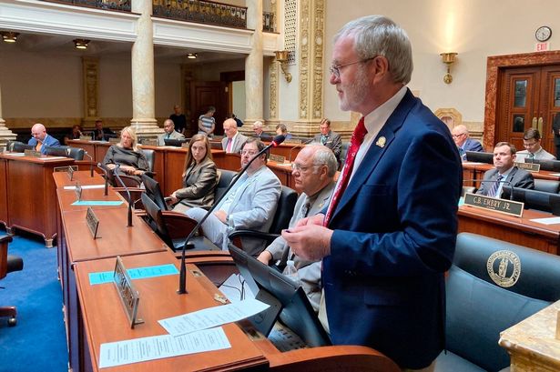 Top politician dies after driving ride-on lawn mower into empty swimming pool