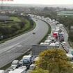 Drivers trapped on M5 for hours in four mile queues after lorry inferno sends black smoke billowing over motorway