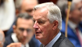 Le Premier ministre Michel Barnier à l'Assemblée nationale, le 23 octobre 2024.