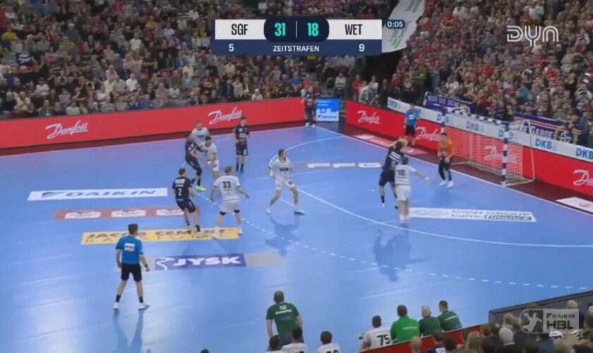 Flensburg holt Kantersieg gegen Wetzlar – Die Highlights im Video