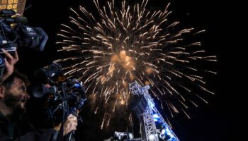 Die Regierungspartei in Georgien hatte früh ihren Wahlsieg verkündet und mit Feuerwerk gefeiert