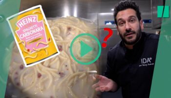 Carbonara en boîte Heinz : ce chef italien les goûte et nous dévoile sa recette authentique