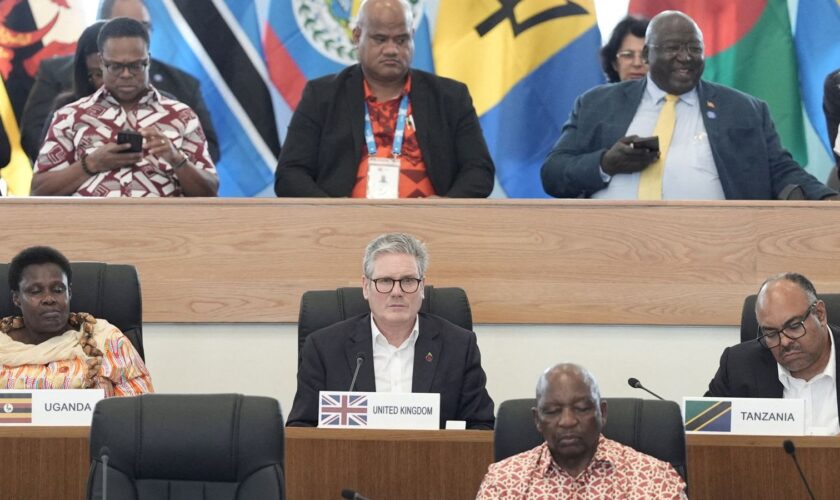 Britain's Prime Minister Sir Keir Starmer attends an Executive Session of the Commonwealth Heads of Government Meeting in Samoa. Picture date: Friday October 25, 2024. Pic: Reuters