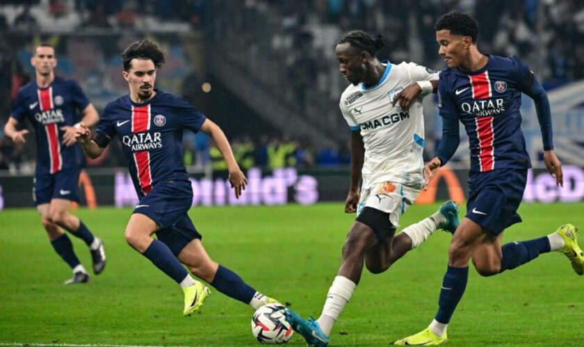 Ligue 1 : le PSG écrase l'OM au Vélodrome