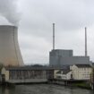 La centrale nucléaire d'Isar, à Essenbach, le 14 avril 2023 dans le sud de l'Allemagne