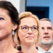 BSW-Parteivorsitzende Sahra Wagenknecht und Katja Wolf, BSW-Spitzenkandidatin in Thüringen