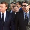 Le président français Emmanuel Macron (à gauche) et le roi du Maroc Mohamed VI à Rabat le 15 novembre 2018