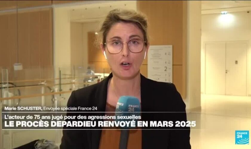 France : le procès de Gérard Depardieu renvoyé en mars 2025