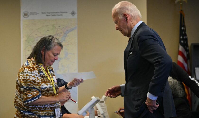 Présidentielle américaine : Joe Biden a voté par anticipation dans le Delaware