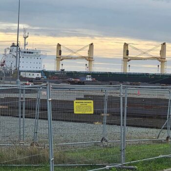 Image via facebook of MV Ruby docked at Great Yarmouth Credit Kevin Cross