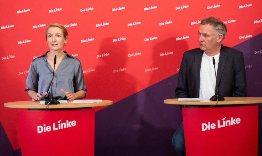 „Probleme sind überschaubar“ – Pressekonferenz der neuen Linke-Parteichefs