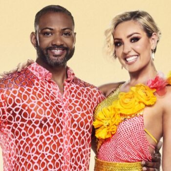 Strictly Come Dancing stars JB Gill and Amy Dowden. Pic: BBC/Ray Burmiston