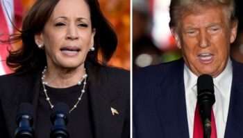 Das Rennen zwischen Kamala Harris und Donald Trump ist laut Umfragen völlig offen. Foto: Uncredited/AP