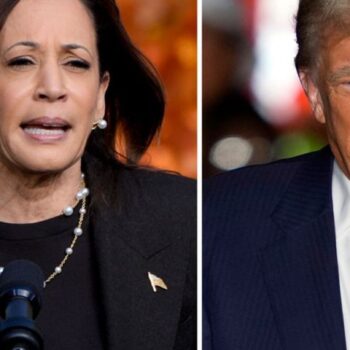 Das Rennen zwischen Kamala Harris und Donald Trump ist laut Umfragen völlig offen. Foto: Uncredited/AP