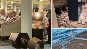 Inside horror Spirit of Discovery cruise with 30-foot waves, shattered balconies and 15 hours trapped in storm