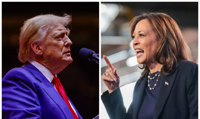 Election 2024 live: Harris on hot mic admitting concerns about race against Trump ahead of Ellipse speech