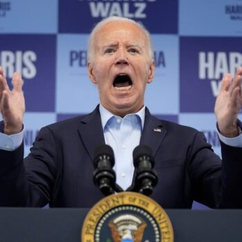 Biden calls Trump supporters 'garbage' during Harris campaign call as VP calls for unity at Ellipse rally