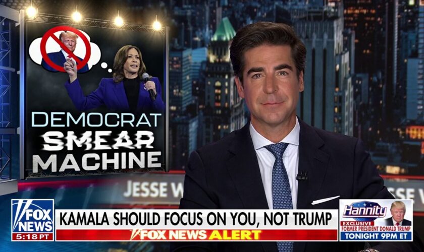 JESSE WATTERS: Kamala is campaigning like Biden now