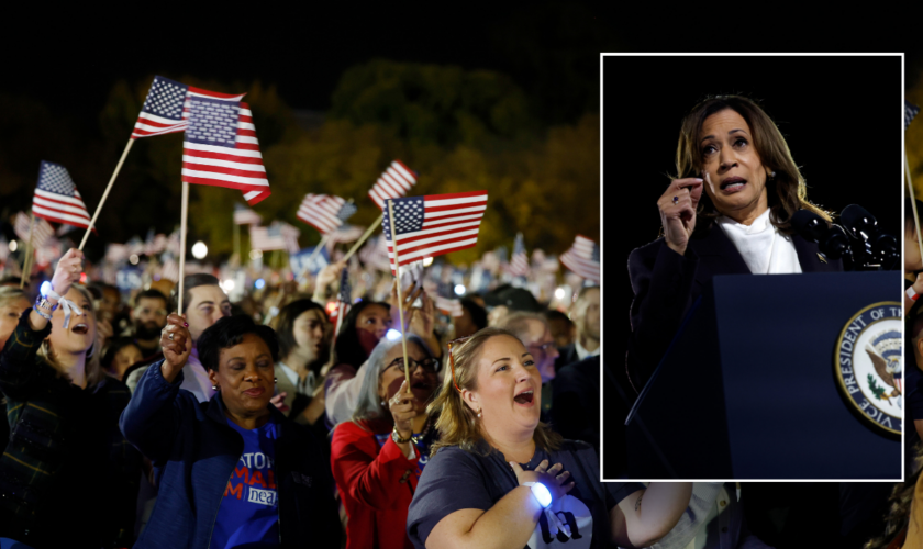 Suspects arrested for assaulting police officer outside of Kamala Harris rally in D.C.