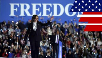 Washington, D.C.: Kamala Harris hält ihre bislang beste Rede, doch Joe Biden funkt dazwischen