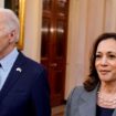 U.S. President Joe Biden and Democratic presidential nominee Vice President Kamala Harris walk to deliver remarks on gun violence in America, at the White House in Washington, U.S., September 26, 2024. REUTERS/Elizabeth Frantz