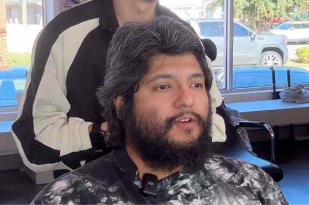 Lad transforms from 'caveman into new person' after barber gives him dramatic haircut